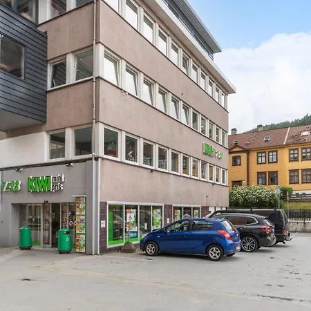 Sentral Leilighet Med Parkering Og Peis Bergen Exterior photo